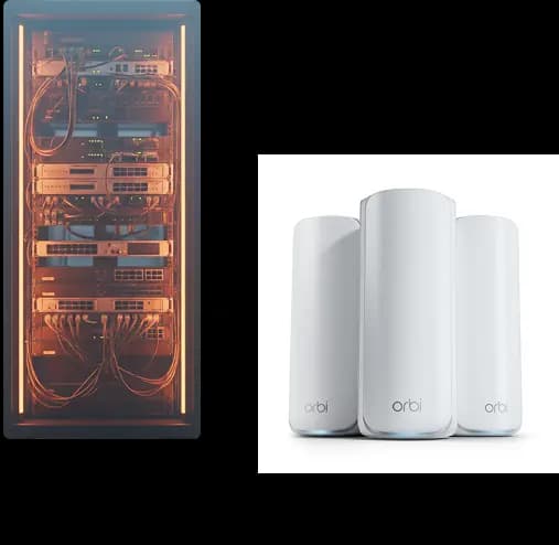 Server racks representing B2B solutions